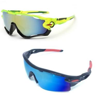 Imagem de Kit 2 Óculos Esportivo De Sol Masculino Feminino Proteção Uv - PENDULA