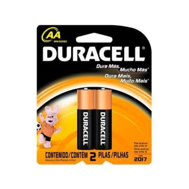 Imagem de Pilha Alcalina AA 2700mnAh 2 Unidades - Duracell