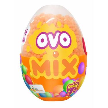 Imagem de Ovo Mix Gelelé Slime + bolinhas Cores sortidas - Doce BRinquedos