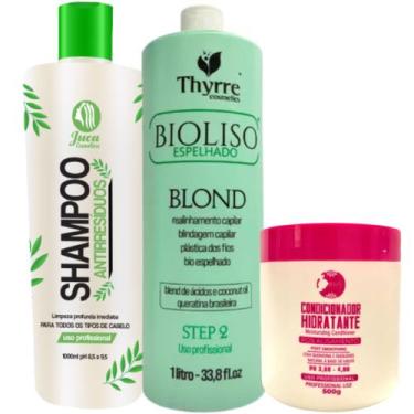 Imagem de Progressiva Selagem Orgânica Thyrre Bioliso 1l + Shampoo Antirresíduos