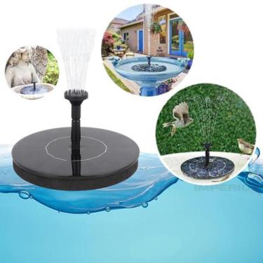 Imagem de Fonte Água Solar Chafariz Lagos Jardim Piscinas Aquários - ImpérioXD