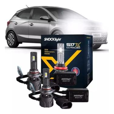 Imagem de Kit Ultra Led Novo Hyundai Hb20 2023 2024 Farol De Milha - Gusta Car P