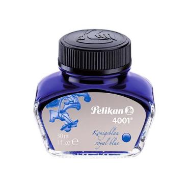 Imagem de Vidro de Tinta para Caneta Tinteiro Pelikan 4001 30ml, Azul Royal