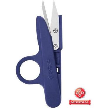 Imagem de Tesoura De Arremate Mundial  TECELÃO Easy Cut - 12 cm ou 4 1/2"