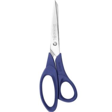 Imagem de Tesoura multiuso azul corte facil mundial 160n-8.1/2