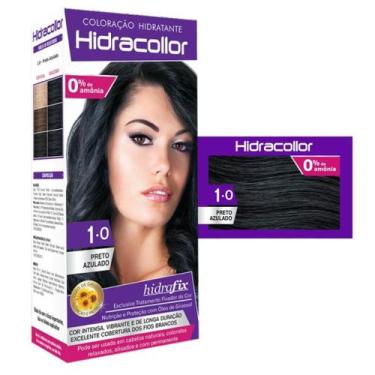 Imagem de Tinta de Cabelo Hidracollor 1.0 Preto Azulado 100ml