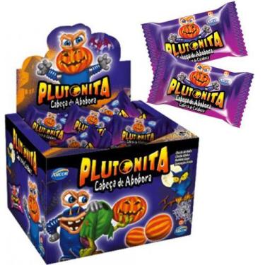 Imagem de Chicle Plutonita Cabeca Abobora 40un 180g