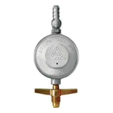 Imagem de Registro Regulador Gás Válvula Aliança 504/01 Medio Botijão