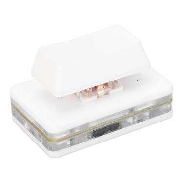Imagem de Teclado único Com Botão USB, Teclado Programável de 1 Tecla OSU Com Iluminação RGB, Teclado de Combinação de Atalho Personalizado para Jogos (Branco)