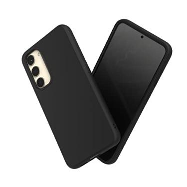 Imagem de RhinoShield Capa compatível com [Galaxy S23+] | SolidSuit - Capa protetora de design fino absorvente de choque com acabamento fosco premium 3,5 m/proteção contra quedas de 3,4 m - Preto clássico