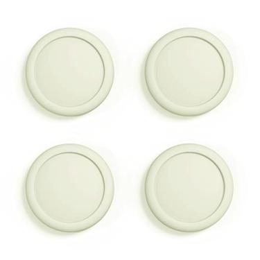 Imagem de eXtremeRate PlayVital Switch Joystick Caps, Switch Lite Thumbstick Caps, capa analógica de silicone para controles de polegar OLED Joycon - Amarelo antigo