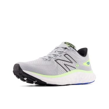 Imagem de New Balance Fresh Foam X EVOZ v3 Tênis de corrida masculino, Cinza de alumínio/preto/lima branqueado Glo, 40
