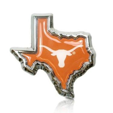 Imagem de University of Texas Logo in TX shape Metal Car EmblemF