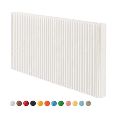 Imagem de Biombos e Divisórias Divisor De Sala Com Tela De Privacidade Portátil Dobrável, Divisor De Parede Flexível Para Separação De Espaço De Escritório Doméstico E Estúdio, Painel De Tela De Papel Escalável