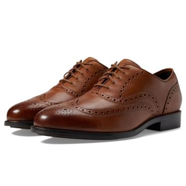 Imagem de Cole Haan Sapato Oxford masculino Broadway Wing Tip, Chocolate amargo britânico, 9