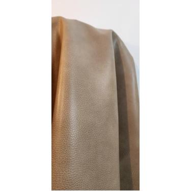 Imagem de Almond Taupe Heritage Pebblegrain Faux Vegan Imitation Leather by The Yard Synthetic Pleather 0.8 mm Calf Smooth Nappa 2 Yard 72 inch Wide x 54 inch Long Soft Upholstery (2 Yards (72"x54"))