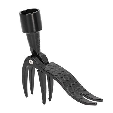 Imagem de Extrator de Ervas Daninhas de pé, Selecionador de Ervas Daninhas de Liga de Alumínio Portátil, Ferramenta de Remoção de Ervas Daninhas de 4 Garras, Extrator de Ervas Daninhas de