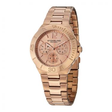 Imagem de Relógio Feminino Stuhrling Regata 558 Quartzo 38mm, Rosa