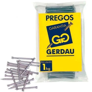 Imagem de prego gerdau 10x10 com cabeça 1 kilo