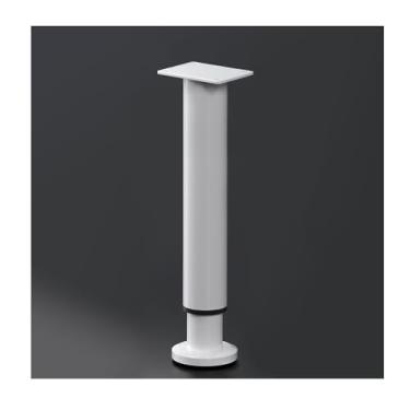 Imagem de Table Leg Support Rod, Adjustable Computer Table Telescopic Feet, Desk Support Legs, Suitable For A Variety Of Scenarios, Strong Load-Bearing, Say Goodbye To Shaking,（4ps）(White,6cm/2.36in*4.6cm/1.81i