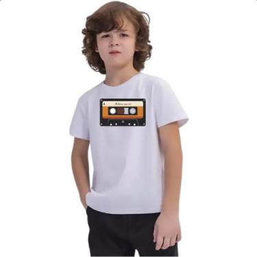 Imagem de Camiseta Infantil Fita K7 retro anos 60 - Alearts, 12
