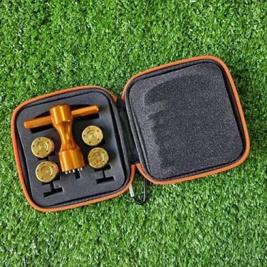 Imagem de Generic Kit de pesos de golfe dourado com 4 peças para Titleist Scotty Cameron Newport Phantom Futura Golo California Putters (2 x 15 g 2 x 20 g)