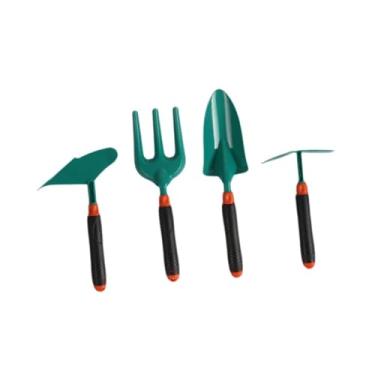 Imagem de YIJU 4x Kids Gardening Tools Mini Trowel e Fork realista Fine Motor Outdoor Brinquedo de Cavaleiro para crianças Presentes de aniversário, Verde