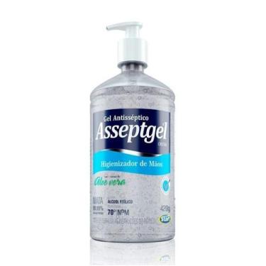Imagem de Álcool em Gel Higienizador de Mãos Asseptgel 420g