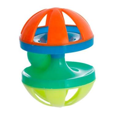 Imagem de Brinquedo P/gatos Cilindro C/Guizo 9Cm Color Ringo Pet 0104