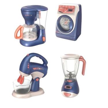Imagem de Mini Eletrodomésticos Infantil Cozinha Realista Brinquedo - Bruartt