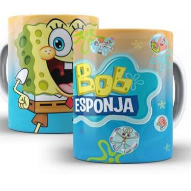 Imagem de Caneca Xicara Personalizada Bob Esponja - X-Colour, 15