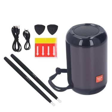 Imagem de Conjunto de tambor virtual de Vomeko, kit de tambor de ar elétrico, com luz RGB, tambor de tambor em qualquer lugar a qualquer hora, tambor elétrico para crianças para iniciantes