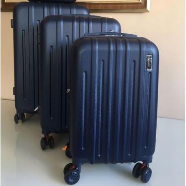 Imagem de Mala de viagem kit 3 peças - Ultra Leve, Expansiva lisboa azul
