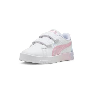 Imagem de PUMA Tênis infantil unissex Jada Hook and Loop, Puma Branco-Cool Weather-rose Mauve, 15