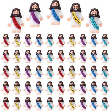 Imagem de Mini Jesus Figures Bulk Tiny Jesus Figures Toys 50 unidades