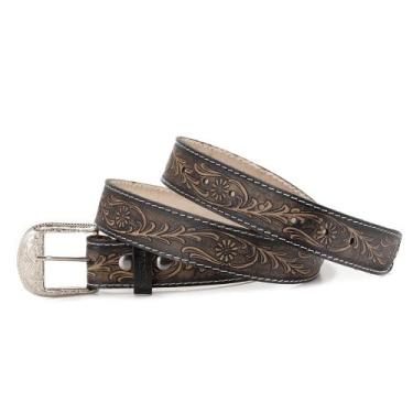 Imagem de Cinto Feminino Country Floral  Estilo Caipira Sertanejo Rodeio - Pampa