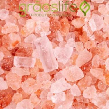Imagem de Sal Rosa Do Himalaia Grosso Graos Life 1kg Premium - GRÃOS LIFE