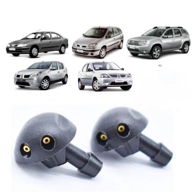 Imagem de Par Brucutu Esguicho Limpador Parabrisa Duster Sandero Logan