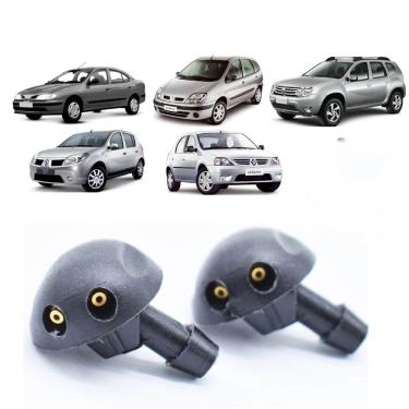 Imagem de Par Brucutu Esguicho Limpador Parabrisa Duster Sandero Logan