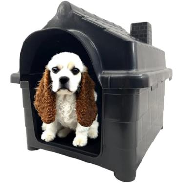 Imagem de Casinha Pet para Cachorro Gato Conforto e Segurança Casa N4 (Preto, N4)
