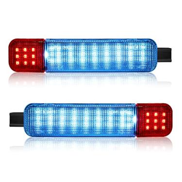 Imagem de Kit de montagem de lâmpada multi-pro para cama de caminhão de LED para porta traseira compatível com GMC Sierra 1500 2500 HD 3500 HD 2020-2021 Chevy Silverado 1500 2500 HD 3500 HD 2020, substituição para 84347814 (azul gelo)