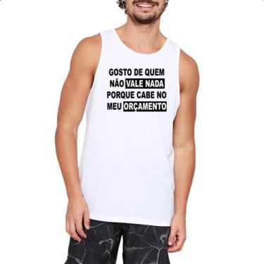 Imagem de Camiseta Regata Gosto de quem nao vale nada - Alearts, GG