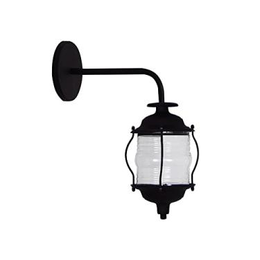 Imagem de Luminária Arandela Colonial Sinaleira Preto