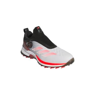 Imagem de adidas Tênis masculino Adizero ZG BOA Spikeless, Calçado branco/vermelho lúcido, preto, 46