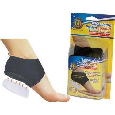 Imagem de Calcanheira de silicone com meia para atletas de alta performande - Or