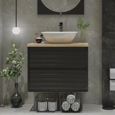 Imagem de Gabinete para Banheiro 70cm Jade Darabas Agardi