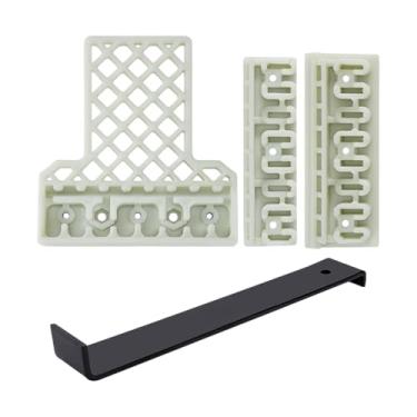 Imagem de IEUDNS Ferramentas de piso laminado Ferramentas de instalação do piso de madeira Fácil de instalar blocos de tocar profissionais para sala de estar, com Barra de Tração