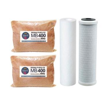 Imagem de Kit Para Deionizador 3 Estágios 10º - 2 Litros MB400 - Fdma Filtros, N