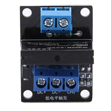 Imagem de Módulo de relé de estado sólido, 1 canal DC 5V/12V 2A SSR placa de módulo com fusível de baixo nível gatilho (5V)