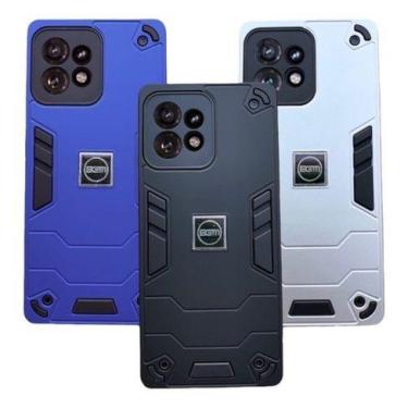 Imagem de Capa Capinha Armadura Resistente Preta Para Motorola Moto EDGE 40 PRO 